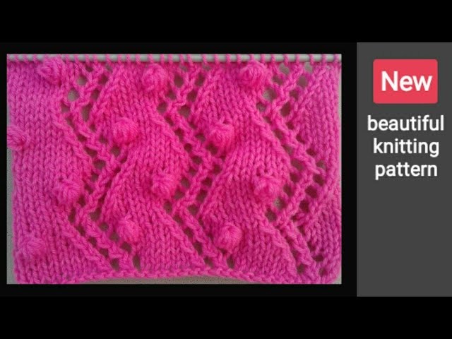 Beautiful knitting design in hindi (english Subtitles). latest knitting pattern. 131