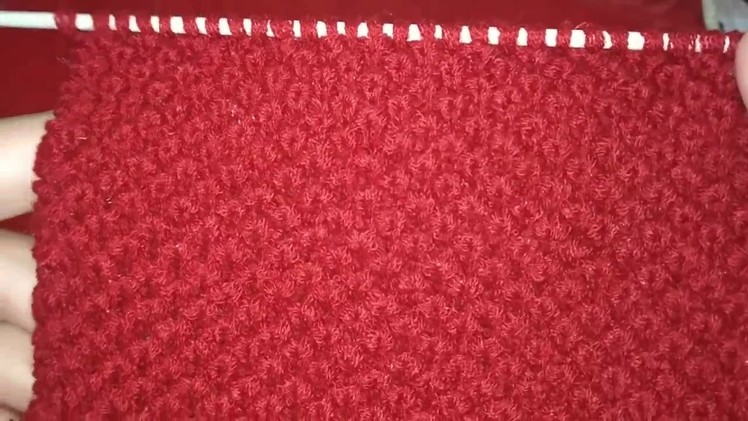 Bee Stitch *Looks like Pearl knitting Pattern for jents sweater #66*2018# knitting Lesson.