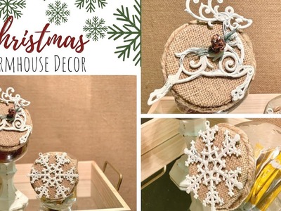 Coffee Bar Decor Idea | Dollar Tree Christmas DIY | Farmhouse Styled | Ashleigh Lauren