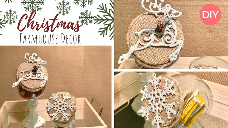 Coffee Bar Decor Idea | Dollar Tree Christmas DIY | Farmhouse Styled | Ashleigh Lauren
