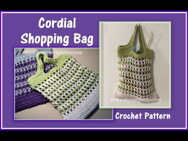 Cordial Shopping Bag Crochet Pattern
