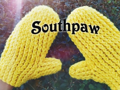 Crochet mittens for beginners left handed