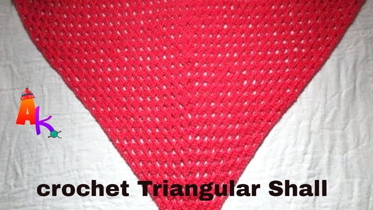 Crochet Triangular Shall [Hindi]