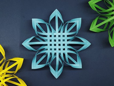 DIY Christmas Decor! | How to Make Paper Snowflakes Easy Steps | Christmas Decoration Ideas