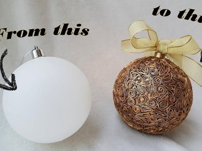 DIY Christmas Ornament | Cheap decorating