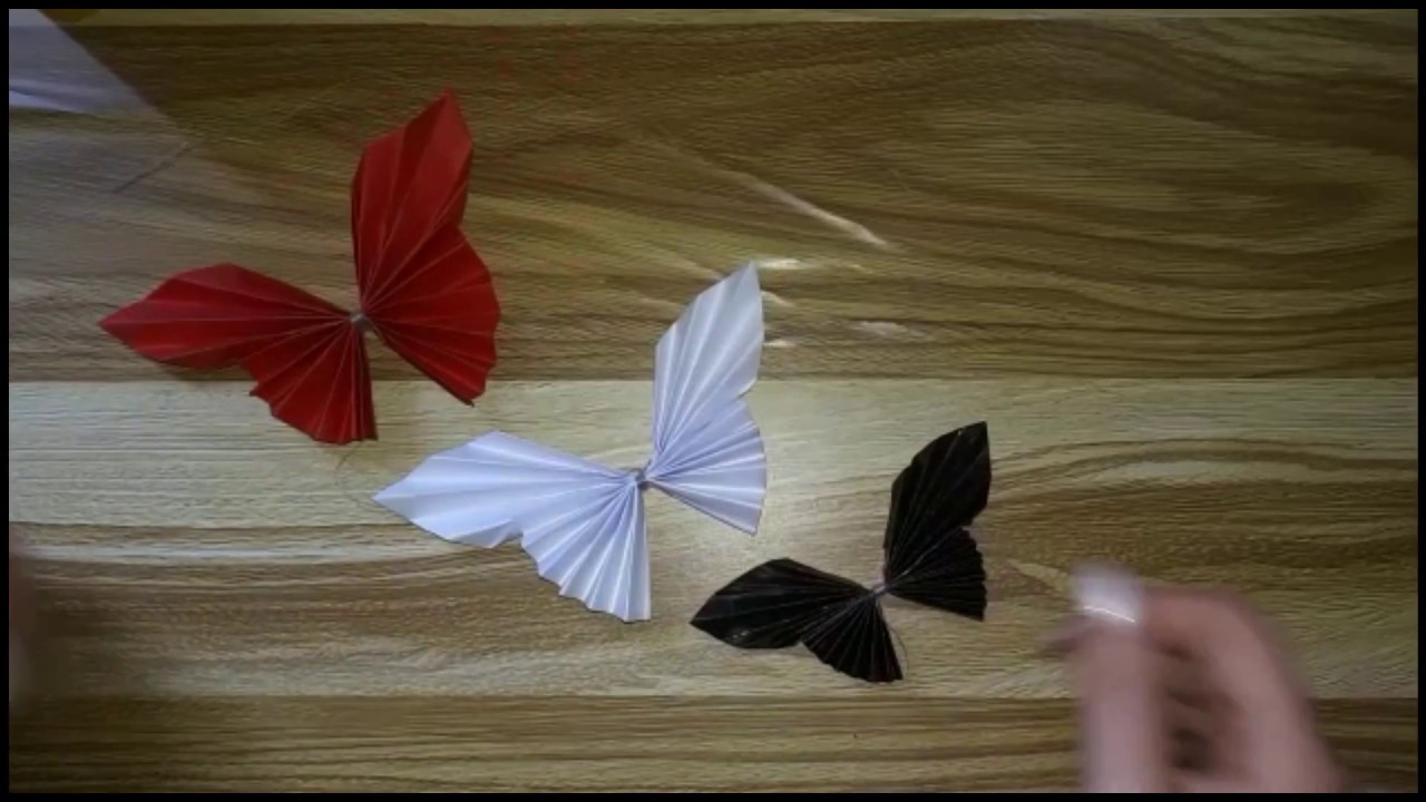 DIY : How To Make Paper Butterfly. Si te bejme nje flutur letre || Me Mua ||