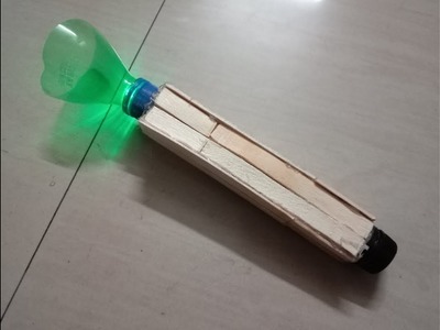 DIY: How to make torch light using popsicle sticks and LED