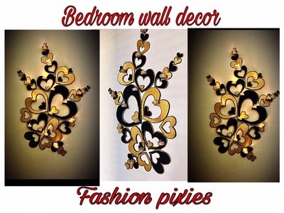 Diy wall hanging craft.wall decor.Fashion pixies.room decor idea.Diy home decor