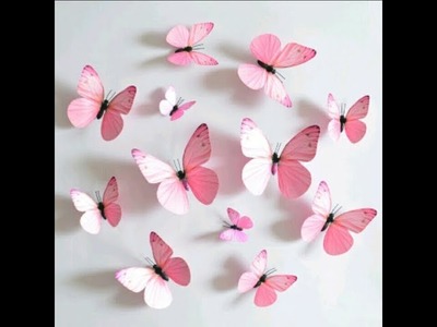 Easy way to make paper butterflies