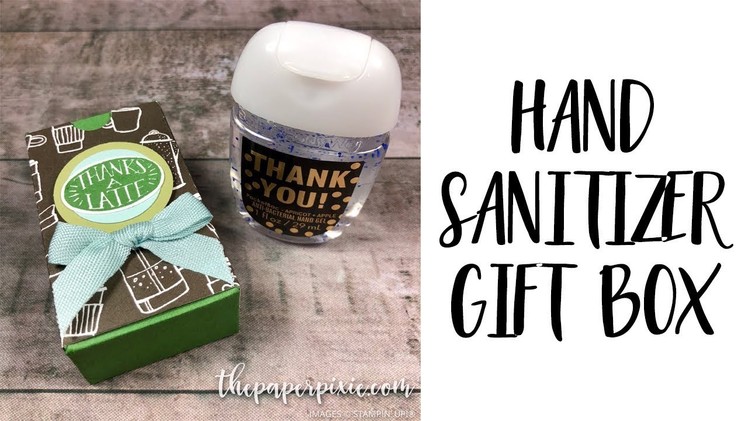 Envelope Punch Board Hand Sanitizer Gift Box