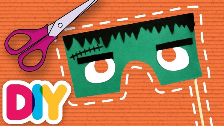 Fast-n-Easy | Frankenstein Mask HALLOWEEN PAPER CRAFT | DIY Arts & Crafts for Kids
