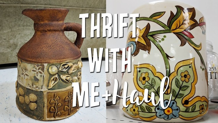 Goodwill Thrift with Me+Haul-Home Decor & Book Hunting!
