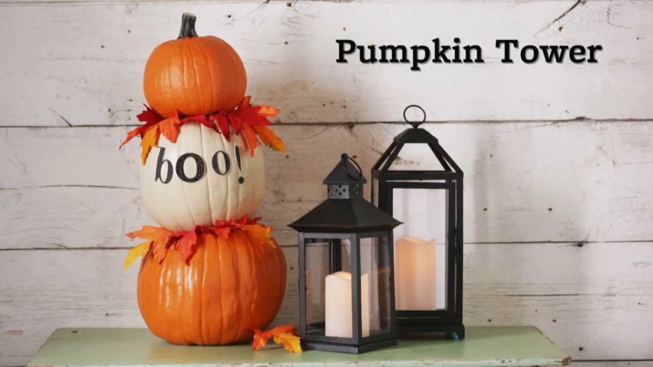 Halloween Pumpkin Tower Display