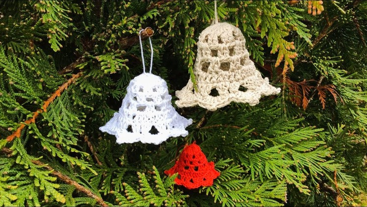 How To Crochet 3D Bell Christmas Decoration