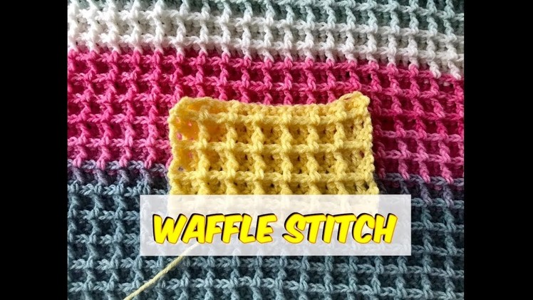 How to Crochet Waffle Stitch
