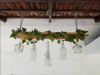 How to make a bottle Lamp Chandelier?
