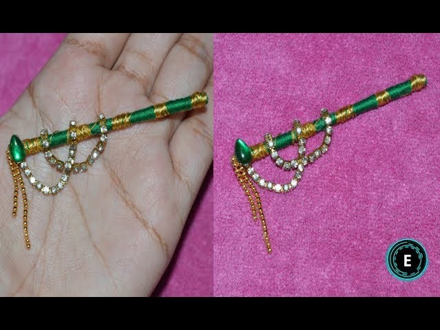 How To Make Bansuri For Laddu Gopal At Home | Making Bansuri For Krishna Ji | DIY Krishna Flute