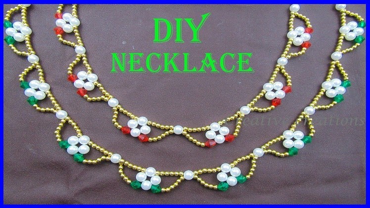 How to make easy Necklace at home