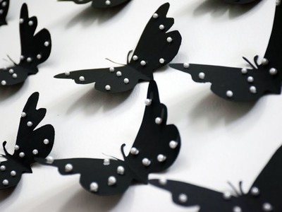 How to make Paper Butterfly wall decor