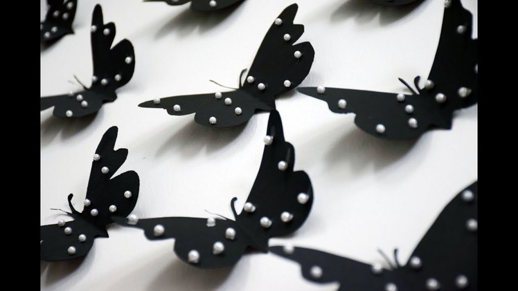 How to make Paper Butterfly wall decor