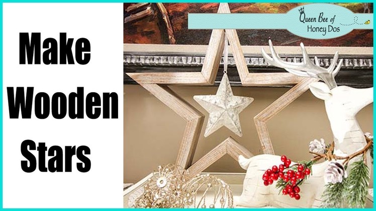 How to Make Wooden Stars Accent Decor