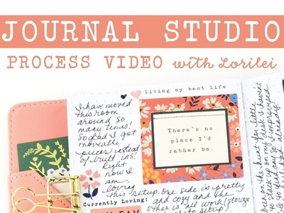 Journal Studio Process Video with Lorilei