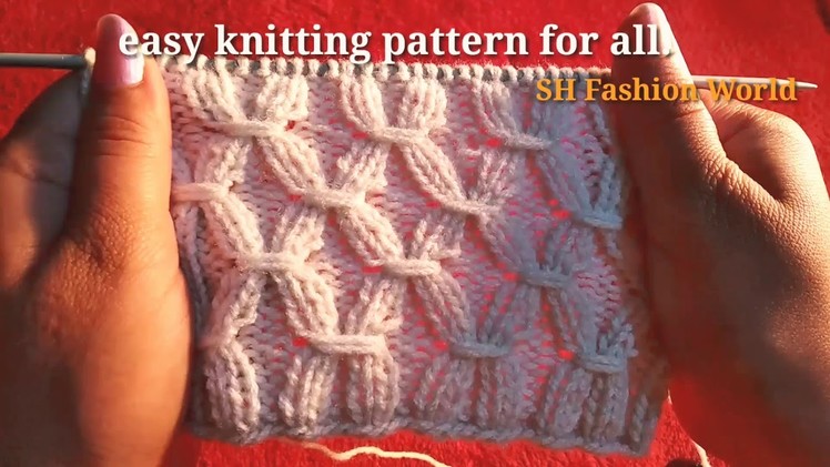 Knitting design pattern for gents  half and full sweater in hindi english subtitles.