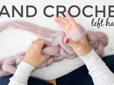 LEFT HANDED: HAND CROCHET BLANKET | Bella Coco Crochet
