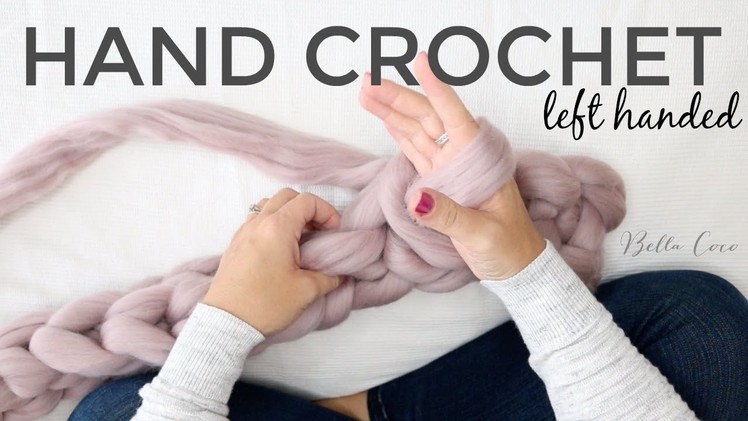 LEFT HANDED: HAND CROCHET BLANKET | Bella Coco Crochet