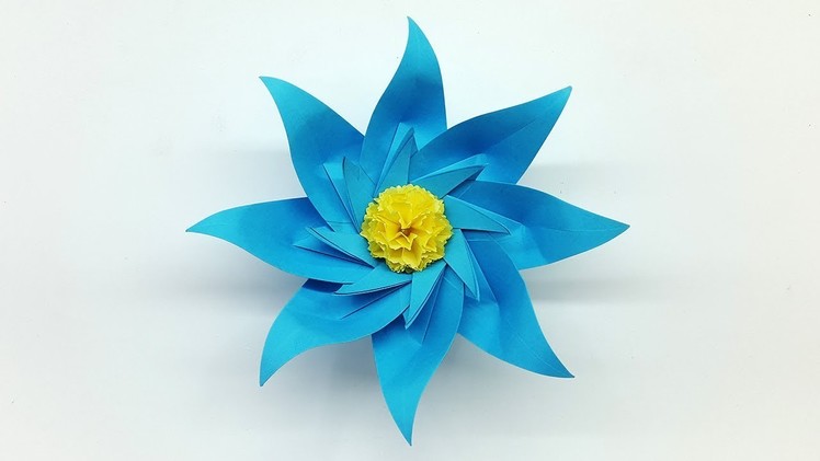 Make Paper Flowers Step by Step - How to Make Easy Paper Flower - DIY Paper Craft