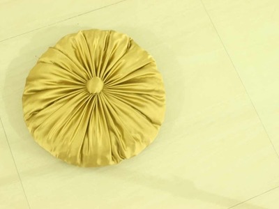 Make Round Cushion From Waste Fabric In 10 min
