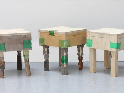 Micaella Pedros explains how to make furniture using discarded plastic bottles
