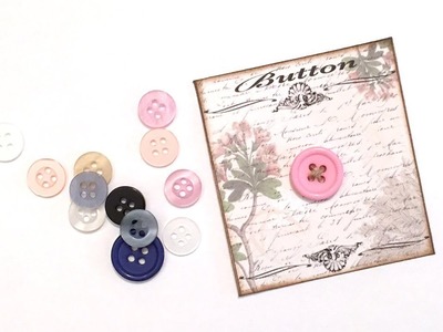 Mini Button Card Printable