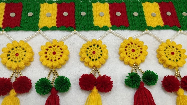 New Design Crochet Toran. Bandanwaar. Door Hanging