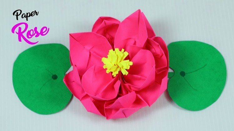 Paper Rose Flower | How To Make Paper Flowers | Paper Crafts | Paper Girl