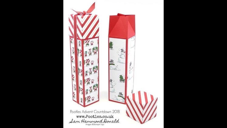Pootles Advent Countdown 2018 #17 Tall Santa's Workshop Hidden Lidded Box