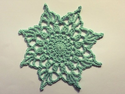 Round Crochet Motif Doily Tutorial Easy Pattern