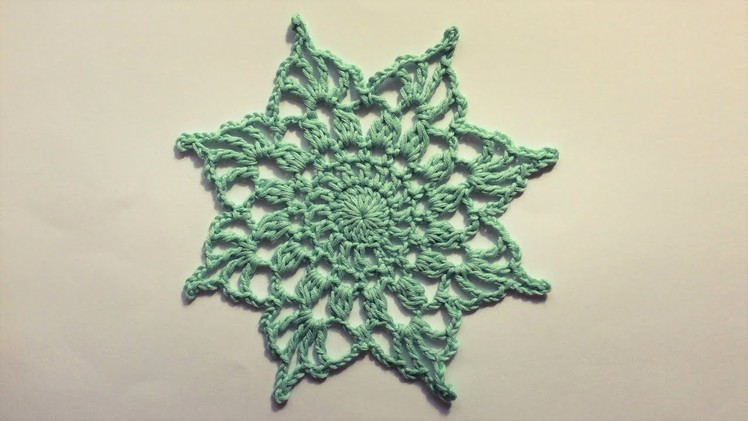 Round Crochet Motif Doily Tutorial Easy Pattern