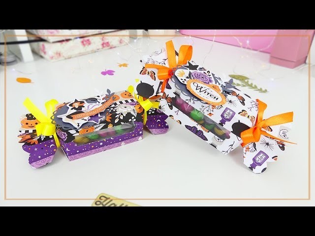 Scatole a forma di Caramelle di Halloween - DIY Candy Box