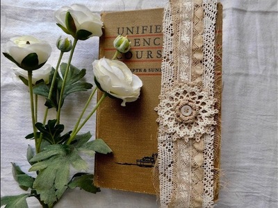 Shabby Journal - Altered Vintage French Book *SOLD*