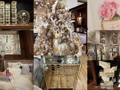 SHOP WITH ME: Z GALLERIE | CHRISTMAS & HOME DECOR TOUR 2018 | LOTS OF GLAM & GLITTER!!!!