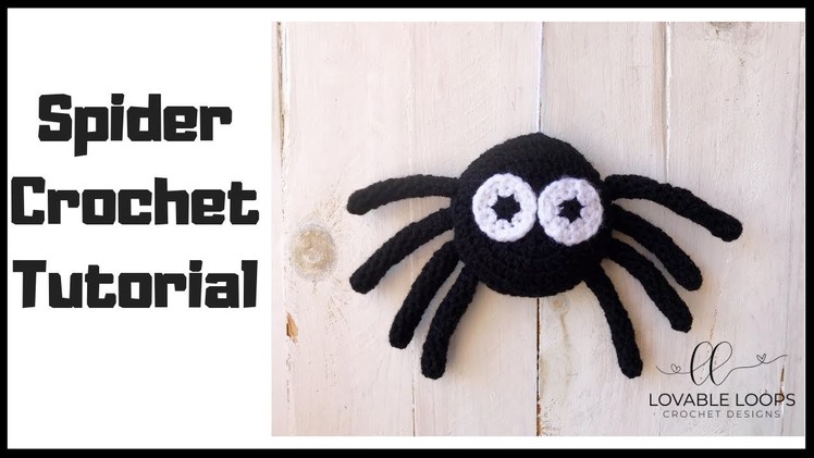 Spider Crochet Tutorial | How to Crochet a Spider | Amigurumi Spider Crochet Pattern Tutorial