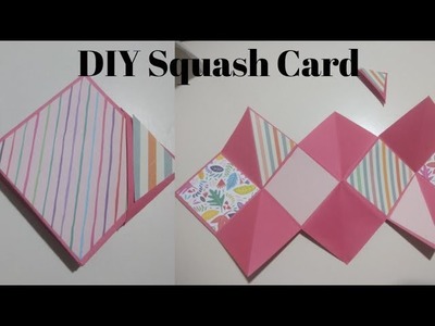 Squash Card || Unique Card Ideas || Greeting Card Ideas by Little Learners Corner