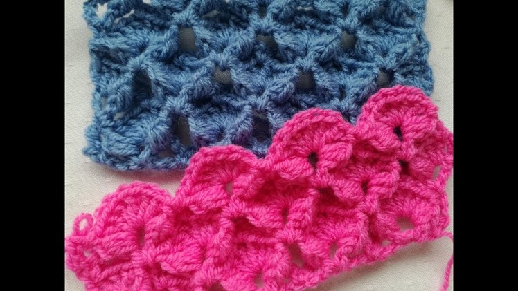 Star fan puff stitch, easy crochet tutorial by Crochet Nuts