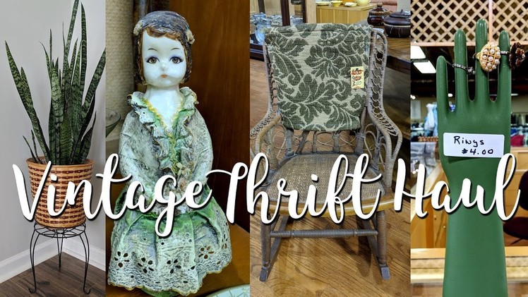 Thrift with Me-Vintage Haul+Boho & Farmhouse Inspired Finds-Roadtrip Thrifting Adventure!