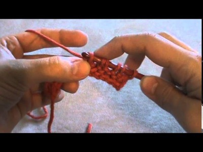 Tunisian Crochet Purl Stitch