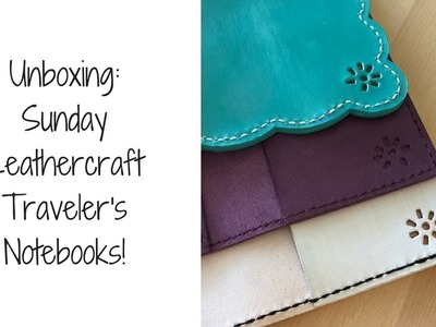Unboxing: Sunday Leathercraft Traveler's Notebooks
