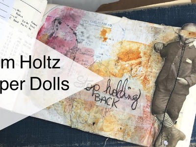 Using Tim Holtz Paper Dolls