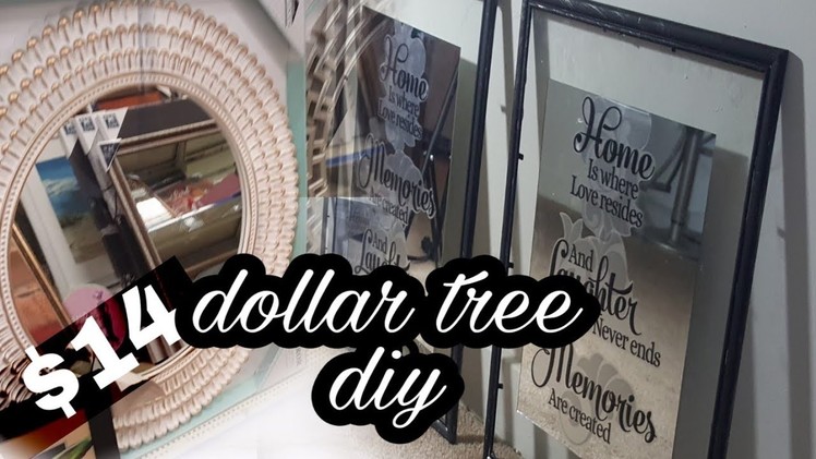 WOW!! ????$14 LARGE MIRROR | DOLLAR TREE DIY BATHROOM DECOR | MIRRORED PIECES