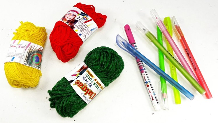 Wow !! Diy Woolen craft idea with Pen | DIY arts and crafts | Best craft idea